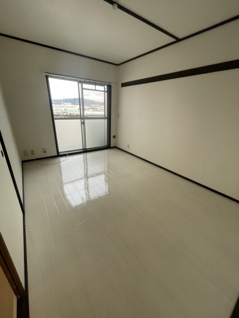 茨木市 賃貸 アクセントクロス 施工例